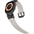 Pasek ERBORD ProTech do Apple Watch 1/2/3/4/5/6/7/8/9/10/11/SE Ultra 1/2/3 42/44/45/46/49mm, Biały