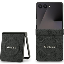Etui GUESS do Samsung Galaxy Z Flip7, 4G Ring Classic Logo, czarne