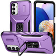 Etui do Samsung Galaxy A05s, Slide Lens Lid, Fioletowe