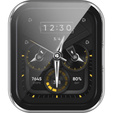 2w1 Etui z wbudowanym szkłem hartowanym do Realme Watch 2 Pro, Przezroczysty