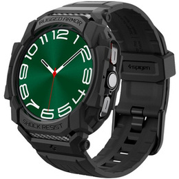Pasek z Etui Spigen do Galaxy Watch Ultra 47mm (2025 / 2024), Rugged Armor Pro, czarny