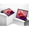 Etui do Lenovo Tab P12, Trójdzielne z miejscem na rysik, Szare
