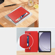 Etui do Samsung Galaxy Tab A9, Business Card, czerwone