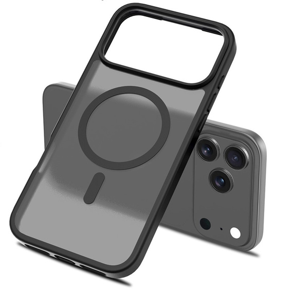 Etui do iPhone 17 Pro Max, Matt Case, do MagSafe, matowe czarne