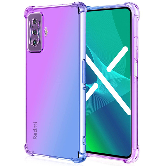 Etui Gradient Dropproof do Xiaomi POCO F4 GT, Fioletowe / niebieskie