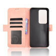 Etui z klapką do Xiaomi Redmi 15 5G / 4G, Card Slot, różowe