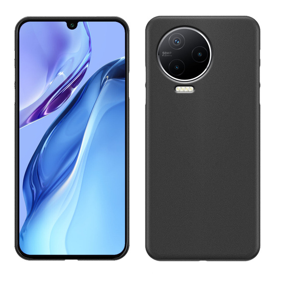 Etui cienkie do Infinix Note 12 2023, Slim CamShield, czarne