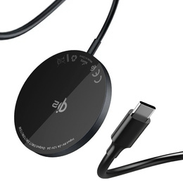 Ładowarka Indukcyjna QI2 15W do MagSafe, Type-C, Czarna