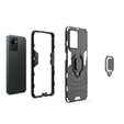 Etui do Realme C30 / Narzo 50i Prime, Kickstand Ring, czarne