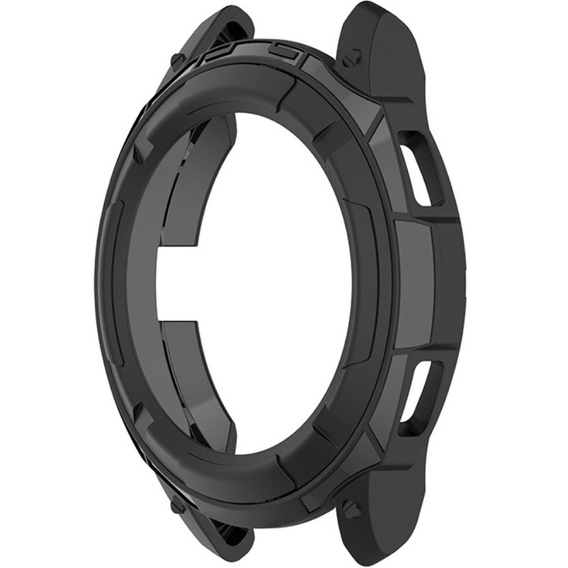 Etui z nakładką bezel ring do Samsung Galaxy Watch4 Classic 46mm, Czarne