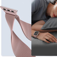 Bransoleta Milanese do Apple Watch 1/2/3/4/5/6/7/8/9/10/11/SE 38/40/41/42mm, Różowe złoto