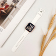 Pasek Silikonowy do Apple Watch 1/2/3/4/5/6/7/8/9/10/11/SE 38/40/41/42mm, Leopard, Biały