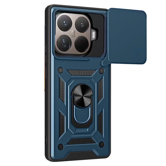 Etui pancerne do Xiaomi 15T Pro, CamShield Slide, niebieskie