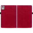 Etui z klapką do Lenovo Tab M11, flower, czerwone