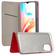 Etui do Xiaomi Redmi Note 12s, Smart Magnet, czerwone + Szkło 9H
