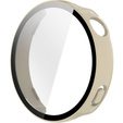 2w1 Etui + Szkło Hartowane do Huawei Watch GT 6 41mm, Beżowe