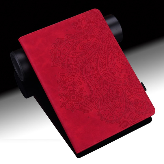 Etui do Xiaomi Redmi Pad SE 11", Flowers, czerwone