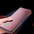Etui do Samsung Galaxy Z Fold3 5G, Clear View, różowe rose gold