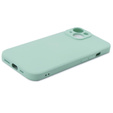 Etui do iPhone 15 Plus, Silicone Lite, miętowe