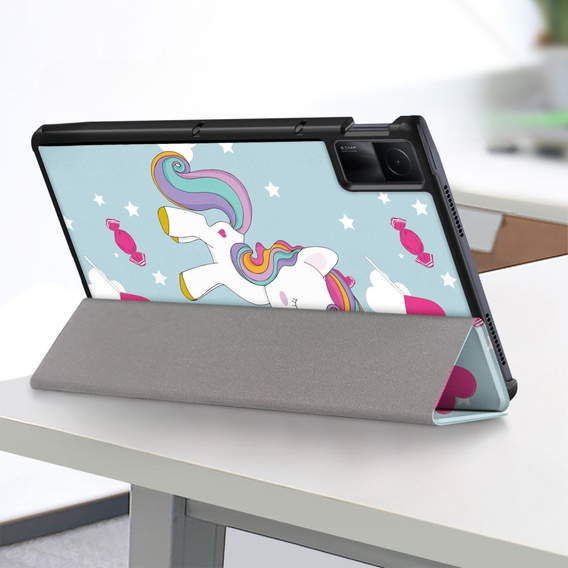 Etui do Xiaomi Redmi Pad 10.6, Smartcase, unicorn