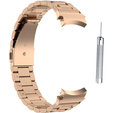 Pasek Bransoleta do Samsung Galaxy Watch 4/5/6 40/42/43/44/45/46/47mm, Różowa Rose Gold