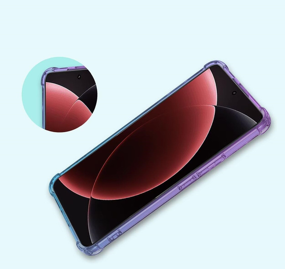 Etui Gradient Dropproof do Xiaomi 15 Ultra, Fioletowe / niebieskie