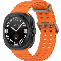 Pasek Silikonowy do Samsung Galaxy Watch Ultra 47mm (2025 / 2024), Pomarańczowy