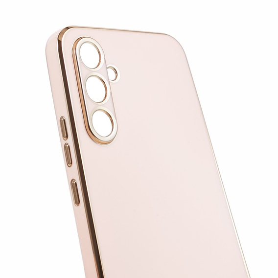 Etui do Samsung Galaxy A05s, Glamour CamShield, różowe