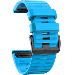 Pasek Silikonowy QucikFit 22mm do Garmin Fenix, Niebieski
