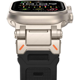 Pasek ERBORD ProTech do Apple Watch 1/2/3/4/5/6/7/8/9/10/SE/Ultra/Ultra 2 42/44/45/46/49mm, Czarny