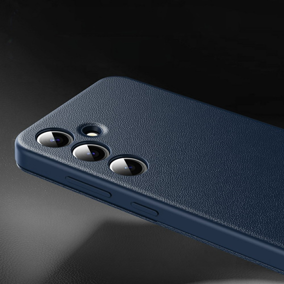 Etui do Samsung Galaxy A56 5G – Smart View z kieszenią na kartę, niebieskie