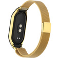Pasek Bransoleta Milanese do Xiaomi Smart Band 10 / 9 / 8, Złoty
