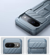 Etui pancerne do Google Pixel 9, Dexnor Full Body (Two Frames), niebieskie