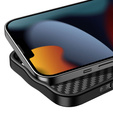 Etui Kevlar MAGSAFE do iPhone 13, obudowa plecki z TPU + Włókno węglowe