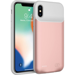 Etui z Baterią 5200mAh do iPhone X/XS - Rose Gold