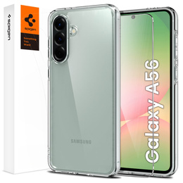 Etui Spigen do Samsung Galaxy A56 5G, Ultra Hybrid, przezroczyste + Szkło Hartowane 9H