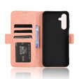 Etui z klapką do Samsung Galaxy A16 / A16 5G, Card Slot, różowe