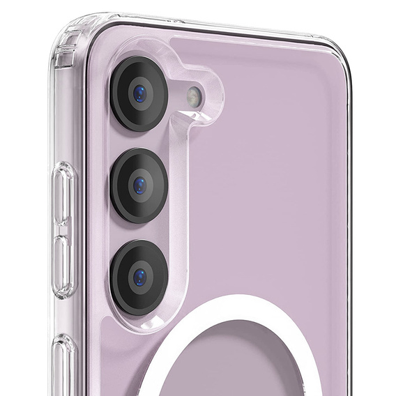 Etui do Samsung Galaxy S23 Plus do MagSafe, Dropproof magnetyczne przezroczyste