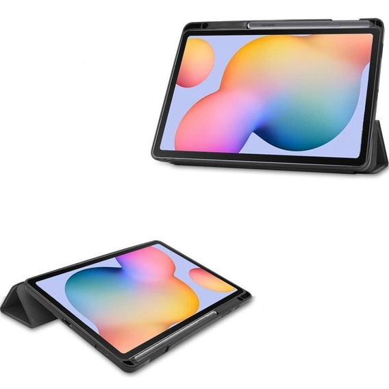 Etui do Samsung Galaxy Tab S6 Lite 10.4" 2020/2022/2024, z miejscem na rysik, Czarne