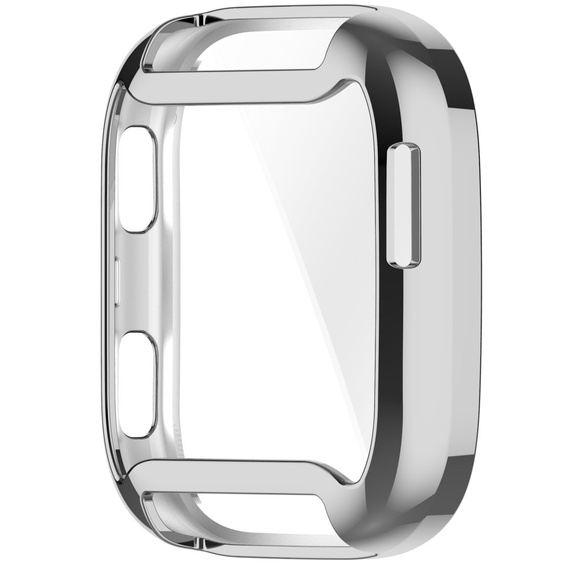 Etui z elastycznego TPU do Amazfit Bip 6 – pełna ochrona i stylowy wygląd - srebrne