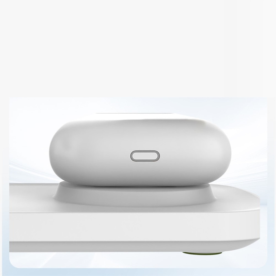 Ładowarka indukcyjna Qi2 3w1 15W do iPhone/ Apple Watch / Airpods / Galaxy / Galaxy Watch/ Galaxy Buds, biała