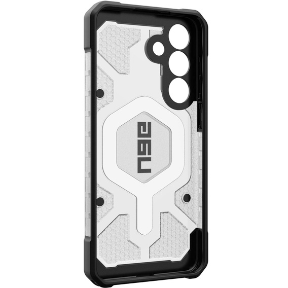 Etui Urban Armor Gear do Galaxy S25 FE, Pathfinder MagSafe, ice / silver