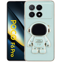 Etui do Xiaomi Poco F6 Pro, Astronaut, zielone