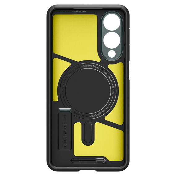 Etui Spigen do Samsung Galaxy S25 Edge, Tough Armor MagSafe, zielone + Szkło Hartowane 9H