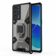 Etui ERBORD Kickstand Honeycomb do Oppo Reno6 Pro 5G / Pro+ 5G, Grey