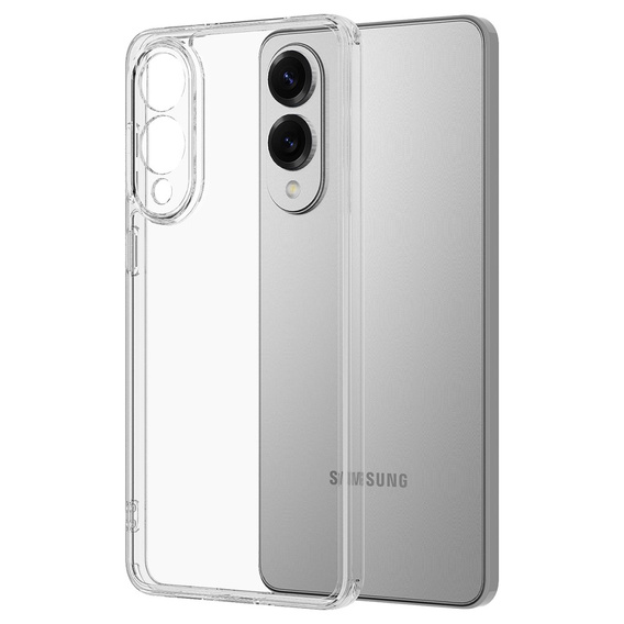 Etui do Samsung Galaxy S25 Edge, Fusion Hybrid, przezroczyste