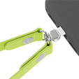 Smycz na telefon kompatybilna z etui do iPhone 17, odpinana magnetyczna klamra, pasek na szyję – żółta