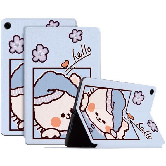 Etui do Samsung Galaxy Tab A9+, blue cat