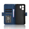 Etui z klapką do Infinix Hot 50i 4G, Card Slot, granatowe