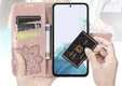 Etui z klapką do Samsung Galaxy A56 5G, Butterfly, różowe rose gold